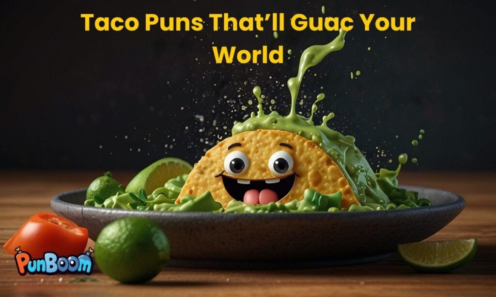 Guacamole taco puns, avocado wordplay, and playful taco humor