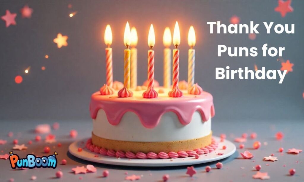 Thank you puns for birthday wishes and celebrations