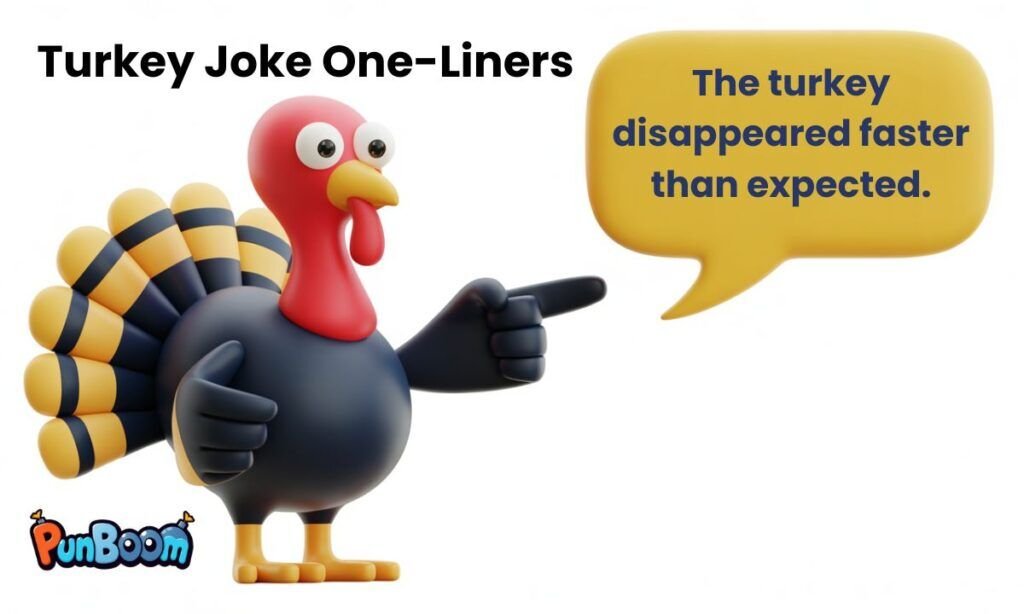 Turkey Joke One-Liners